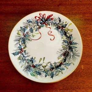 Lenox Winter Greetings Bread Plate